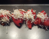 Foto del paso 3 de la receta: Pimientos del piquillo gratinados y rellenos de atún