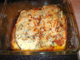 Calabacín relleno con espinacas