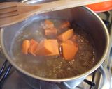 Foto del paso 4 de la receta: Crema de lentejas indias con castañas