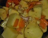 Foto del paso 1 de la receta: Asado a la parrilla de canasta de papas y batatas a la muzza