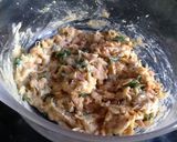 A picture of step 2 of Shrimp Fritters.