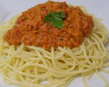 Foto del paso 6 de la receta: Espaguetis Afro con salsa de crema de cacahuete