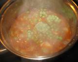 Foto del paso 3 de la receta Pollo con champiñones y guisantes al curry
