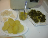 Foto del paso 5 de la receta: Puré de patatas con pimientos verdes y bacalao