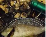 Foto del paso 5 de la receta: Dorada asada con sal Maldon ahumada y champiñones