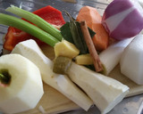 Foto del paso 1 de la receta: Crema de verduras con jengibre y canela