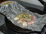 Paquetitos de pollo al aluminio