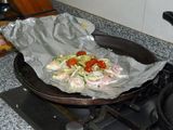 Paquetitos de pollo al aluminio