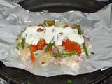 Paquetitos de pollo al aluminio