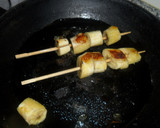 Foto del paso 5 de la receta: Costeleta de cerdo rebozada con brochetas de plátanos