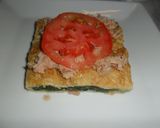 Foto del paso 9 de la receta: Sandwich de hojaldre con atún y espinaca