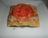 Foto del paso 9 de la receta: Sandwich de hojaldre con atún y espinaca