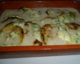 Foto del paso 7 de la receta: Cazuelitas de calabacín con bechamel y queso azul