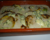 Foto del paso 7 de la receta: Cazuelitas de calabacín con bechamel y queso azul