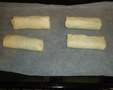 Foto del paso 1 de la receta: Cañas de hojaldre de jamón york y queso mozzarella