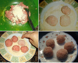 Foto del paso 2 de la receta: Albóndigas de ternera con piñones y champiñones