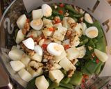 Foto del paso 5 de la receta: Judías verdirojas y huevos de codorniz con vinagreta de frambuesas
