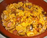 Foto del paso 3 de la receta: Arroz con marisco y jamón ibérico en cazuela de barro