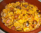 Foto del paso 3 de la receta: Arroz con marisco y jamón ibérico en cazuela de barro