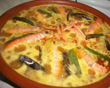 Foto del paso 4 de la receta: Arroz con marisco y jamón ibérico en cazuela de barro