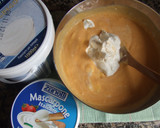 Foto del paso 3 de la receta: Espuma de mascarpone con mango, albaricoques y granada
