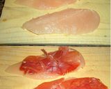 Foto del paso 2 de la receta: Brochetas gourmet de pollo y jamón