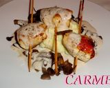 Foto del paso 9 de la receta: Brochetas gourmet de pollo y jamón