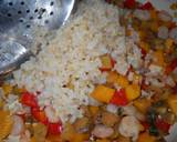 Foto del paso 6 de la receta Berenjenas rellenas con calabaza, arroz integral y gambas

