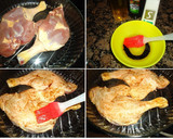 Foto del paso 1 de la receta: Muslos de pato con salsa de almendras y puré de manzana
