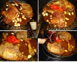 Foto del paso 5 de la receta: Muslos de pato con salsa de almendras y puré de manzana