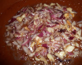 Foto del paso 2 de la receta: Garbanzos fritos con jamón y chorizo ibérico