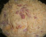 Foto del paso 3 de la receta: Tallarines con chorizo y nata a la Sidra