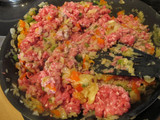 Berenjenas rellenas de carne y queso