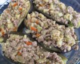 Foto del paso 3 de la receta: Berenjenas rellenas de carne y queso
