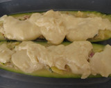 Foto del paso 4 de la receta: Calabacines rellenos con jamón