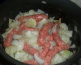 Foto del paso 1 de la receta: Espaguetis al tomate con salchicha parrillera