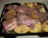 Foto del paso 3 de la receta: Conejo asado macerado con su hígado