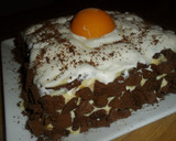 Foto del paso 8 de la receta: Torta chocolinas con duraznos y crema chantilly