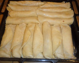 Foto del paso 8 de la receta: Canelones de espinacas, jamón y queso con dos salsas