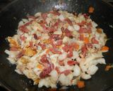Foto del paso 6 de la receta: Berenjenas rellenas de rape y jamón serrano