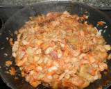 Foto del paso 8 de la receta: Berenjenas rellenas de rape y jamón serrano