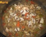 Foto del paso 3 de la receta: Lentejas con champiñones y berenjenas