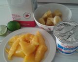 Foto del paso 1 de la receta: Lassi de banana y mango