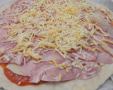 Foto del paso 4 de la receta: Pizza de jamón cocido y beicon