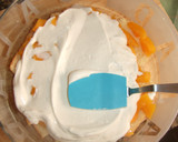 Foto del paso 5 de la receta: Pastel de queso y granada con melocotón