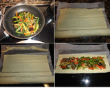 Foto del paso 3 de la receta: Bandas de hojaldre vegetarianas al parmesano