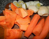 Foto del paso 1 de la receta: Crema de calabaza y puerro