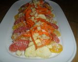 Foto del paso 5 de la receta: Ensalada de cítricos con manzana, zanahoria y coco