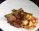 Foto del paso 6 de la receta: Secreto ibérico con cebollitas francesas y dados de patatas