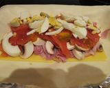 Foto del paso 1 de la receta: Tarta de jamón y queso con tomate